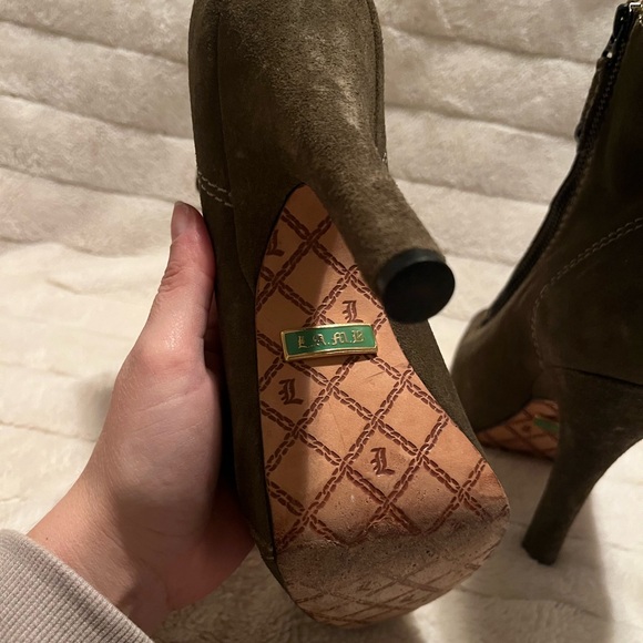 L.A.M.B. by Gwen Stefani suede booties. - Picture 4 of 5